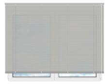 Алюминиевые горизонтальные жалюзи серые №56-перфорация цена. Купить в «Мастерская Жалюзи»