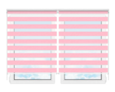 Рулонные шторы мини День Ночь Бергамо 210 цена. Купить в «Мастерская Жалюзи»