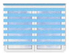 Стандартные рулонные шторы День Ночь Бергамо 223 цена. Купить в «Мастерская Жалюзи»