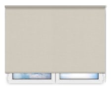 Стандартные рулонные шторы Карина-светло-серый цена. Купить в «Мастерская Жалюзи»