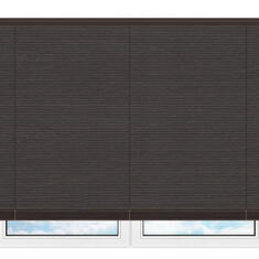 Деревянные горизонтальные жалюзи 50 мм - 38 графитовый