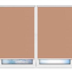 Рулонные шторы Мини Металлик-светло-коричневый