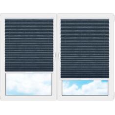 Плиссе (шторы, жалюзи) краш металлик черный